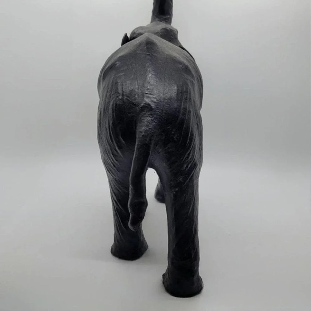 Vintage Leather Wrapped‎ Elephant